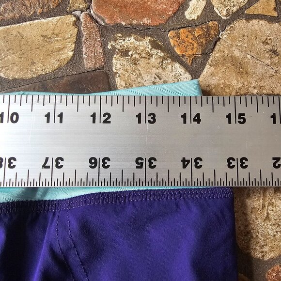 Pearl Izumi Athletic Skirt With Built-In Mesh Unders, Purple Teal, Pleats Size S - Picture 11 of 11